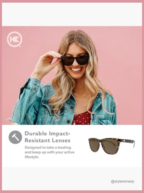 Polarized Sunglasses with UV400 Protection, Polycarbonate Frame